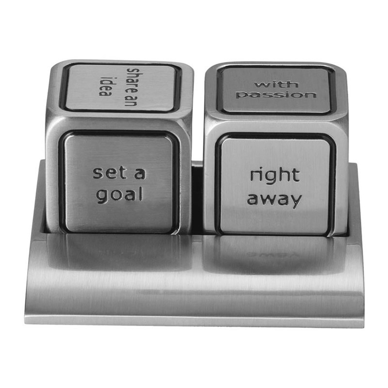 Engraved Decision Maker Dice Business Gifts Supplier